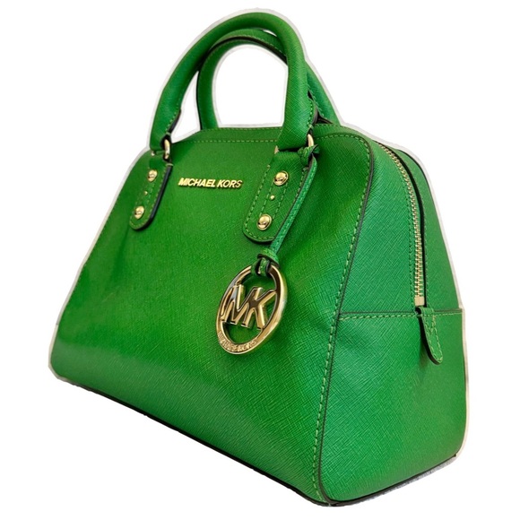 Michael Kors Green Handbag Crossbody - Picture 1 of 12